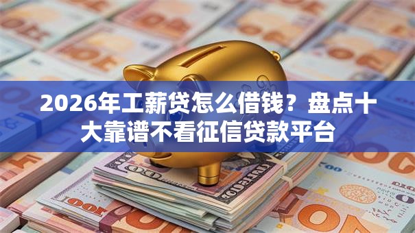2026年工薪贷怎么借钱？盘点十大靠谱不看征信贷款平台