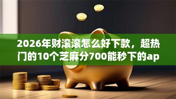 2026年财滚滚怎么好下款，超热门的10个芝麻分700能秒下的app推荐