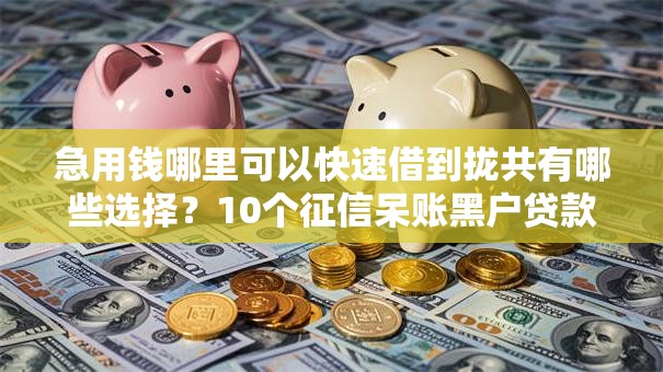 急用钱哪里可以快速借到拢共有哪些选择?10个征信呆账黑户贷款平台详解 急用钱哪里可以快速借到拢共有哪些选择?10个征信呆账黑户贷款平台详解