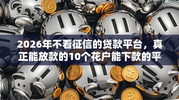 2026年不看征信的贷款平台，真正能放款的10个花户能下款的平台推荐
