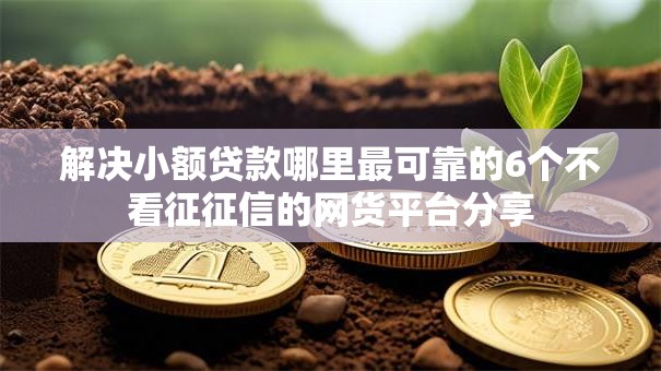 解决小额贷款哪里最可靠的6个不看征征信的网货平台分享