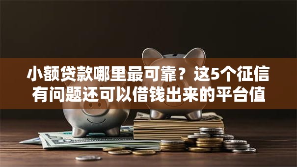 小额贷款哪里最可靠？这5个征信有问题还可以借钱出来的平台值得一试