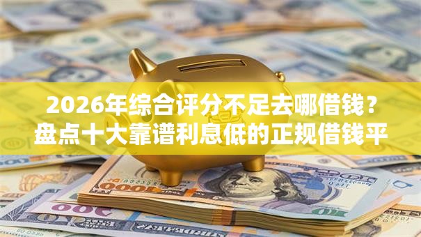2026年综合评分不足去哪借钱？盘点十大靠谱利息低的正规借钱平台