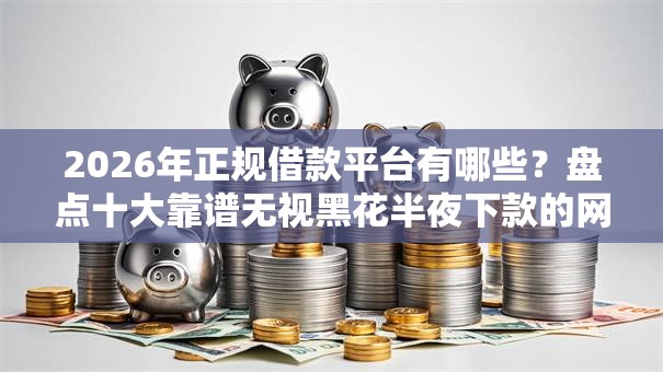 2026年正规借款平台有哪些？盘点十大靠谱无视黑花半夜下款的网贷口子