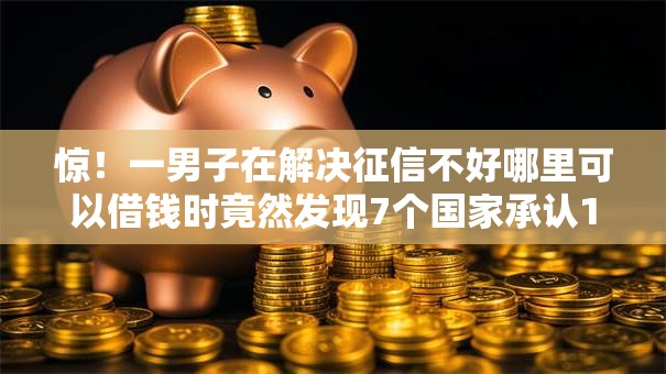惊！一男子在解决征信不好哪里可以借钱时竟然发现7个国家承认10家网贷平台，事后分享了出来