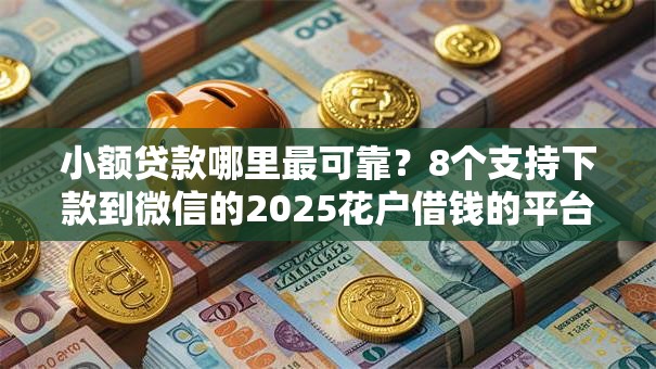 小额贷款哪里最可靠？8个支持下款到微信的2025花户借钱的平台100%能借到