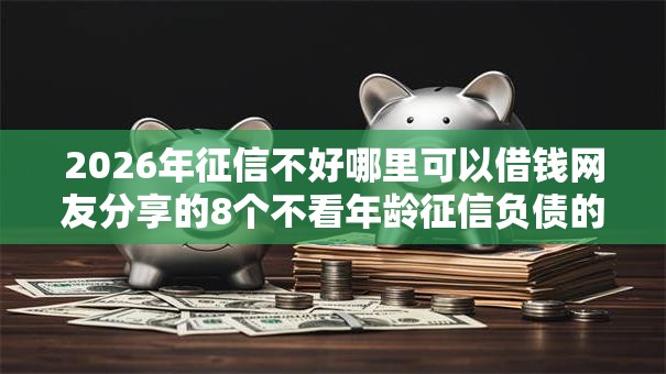 2026年征信不好哪里可以借钱网友分享的8个不看年龄征信负债的软件我觉得不错！