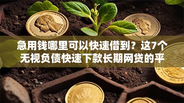 急用钱哪里可以快速借到？这7个无视负债快速下款长期网贷的平台值得一试