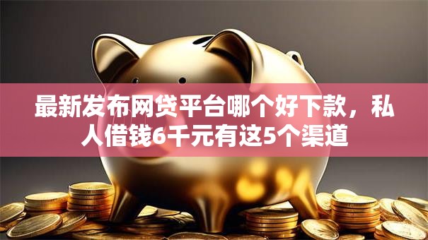 最新发布网贷平台哪个好下款，私人借钱6千元有这5个渠道