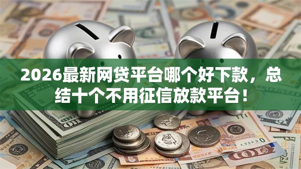 2026最新网贷平台哪个好下款，总结十个不用征信放款平台！