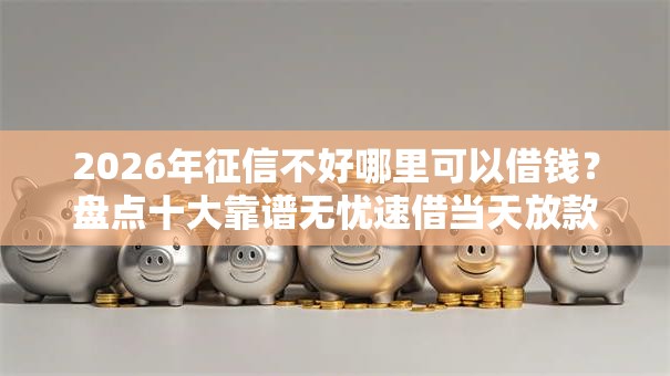 2026年征信不好哪里可以借钱?盘点十大靠谱无忧速借当天放款的口子 2026年征信不好哪里可以借钱?盘点十大靠谱无忧速借当天放款的口子