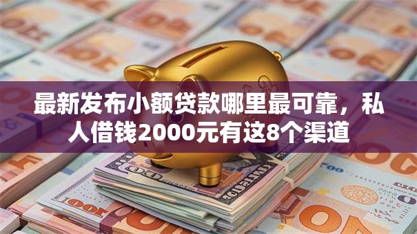 最新发布小额贷款哪里最可靠，私人借钱2000元有这8个渠道