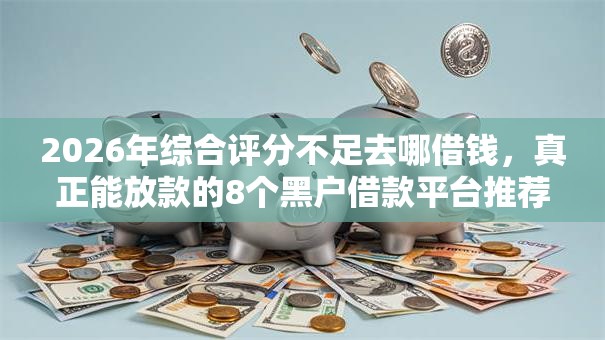 2026年综合评分不足去哪借钱，真正能放款的8个黑户借款平台推荐