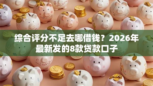 综合评分不足去哪借钱？2026年最新发的8款贷款口子