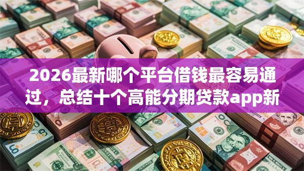 2026最新哪个平台借钱最容易通过，总结十个高能分期贷款app新秀！