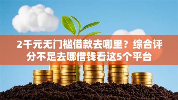 2千元无门槛借款去哪里？综合评分不足去哪借钱看这5个平台