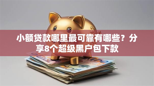 小额贷款哪里最可靠有哪些？分享8个超级黑户包下款