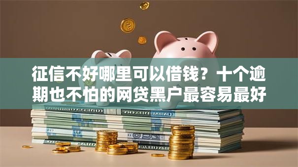 征信不好哪里可以借钱？十个逾期也不怕的网贷黑户最容易最好下款的平台