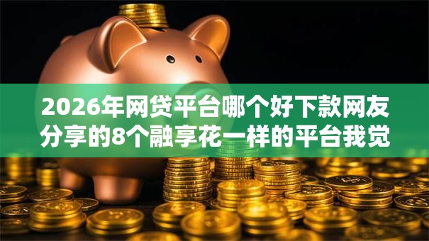 2026年网贷平台哪个好下款网友分享的8个融享花一样的平台我觉得不错！