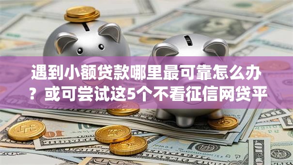 遇到小额贷款哪里最可靠怎么办？或可尝试这5个不看征信网贷平台放款快的app