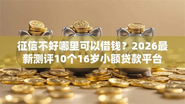 征信不好哪里可以借钱？2026最新测评10个16岁小额贷款平台