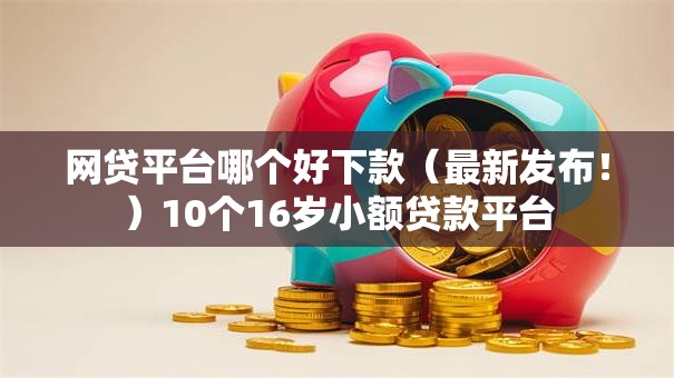 网贷平台哪个好下款（最新发布！）10个16岁小额贷款平台