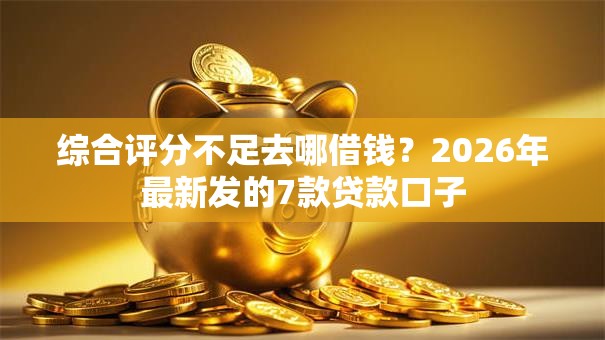 综合评分不足去哪借钱？2026年最新发的7款贷款口子