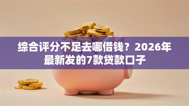 综合评分不足去哪借钱？2026年最新发的7款贷款口子