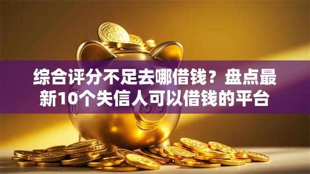 综合评分不足去哪借钱？盘点最新10个失信人可以借钱的平台