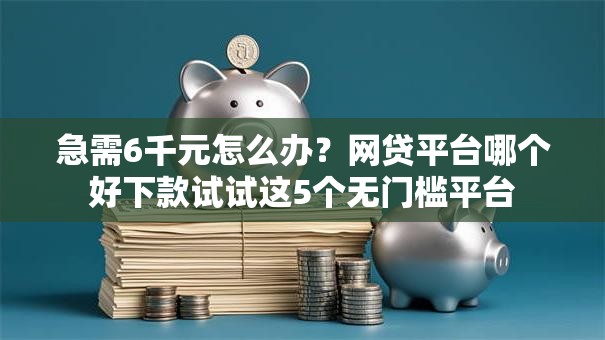 急需6千元怎么办？网贷平台哪个好下款试试这5个无门槛平台