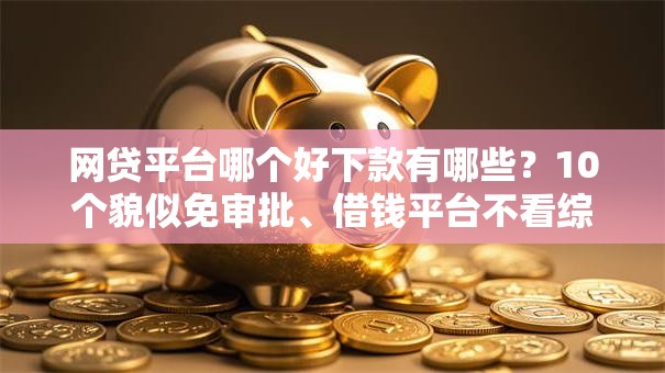 网贷平台哪个好下款有哪些？10个貌似免审批、借钱平台不看综合评估的软件合集