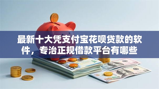 最新十大凭支付宝花呗贷款的软件，专治正规借款平台有哪些