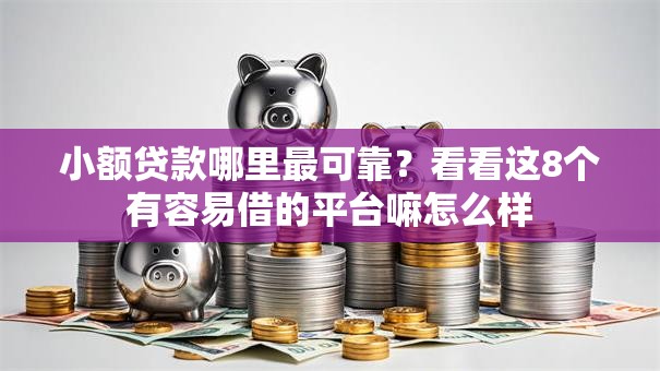 小额贷款哪里最可靠？看看这8个有容易借的平台嘛怎么样