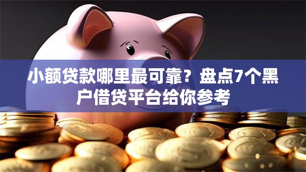 小额贷款哪里最可靠？盘点7个黑户借贷平台给你参考