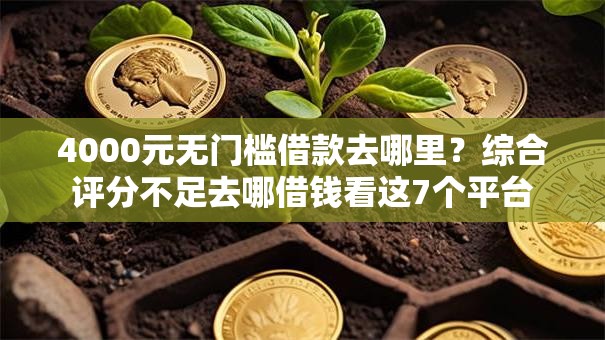 4000元无门槛借款去哪里？综合评分不足去哪借钱看这7个平台