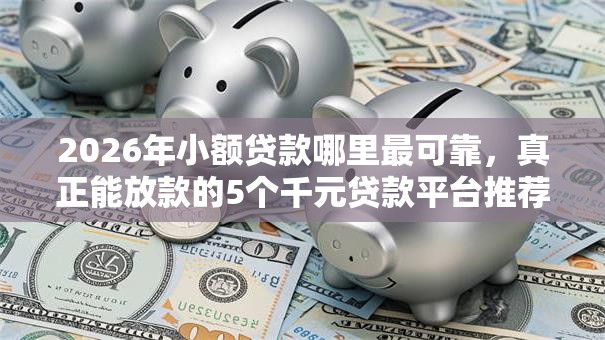 2026年小额贷款哪里最可靠，真正能放款的5个千元贷款平台推荐