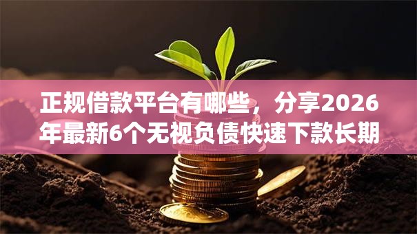 正规借款平台有哪些,分享2026年最新6个无视负债快速下款长期网贷的app 正规借款平台有哪些,分享2026年最新6个无视负债快速下款长期网贷的app