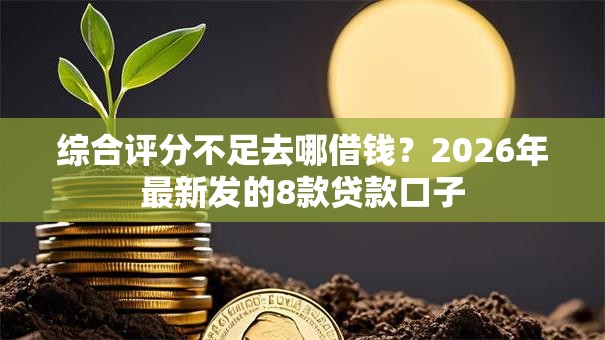 综合评分不足去哪借钱？2026年最新发的8款贷款口子