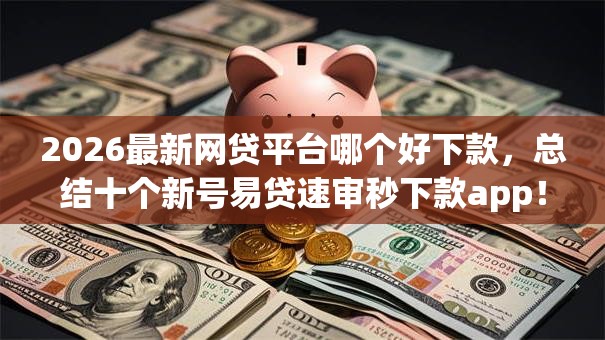 2026最新网贷平台哪个好下款，总结十个新号易贷速审秒下款app！