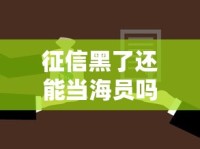 征信黑了还能当海员吗？贷款难题与职业选择深度解析