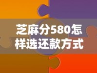 芝麻分580怎样选还款方式？贷款用户必看技巧