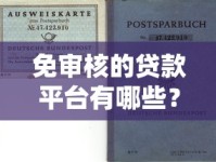 免审核的贷款平台有哪些？正规渠道选择与避坑指南