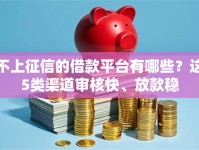 不上征信的借款平台有哪些？这5类渠道审核快、放款稳