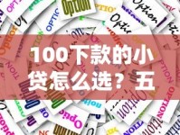 100下款的小贷怎么选？五个低门槛渠道实测攻略