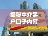 揭秘中介黑户口子内幕：贷款陷阱如何绕开风险？