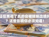 征信黑花了真的会被限制出境吗？这些影响你必须知道！
