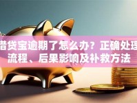 借贷宝逾期了怎么办？正确处理流程、后果影响及补救方法