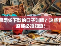 黑网贷下款的口子叫啥？这些套路你必须知道！