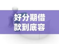 好分期借款到底容易吗？实测流程、优缺点全解析！