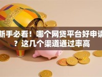 新手必看！哪个网贷平台好申请？这几个渠道通过率高